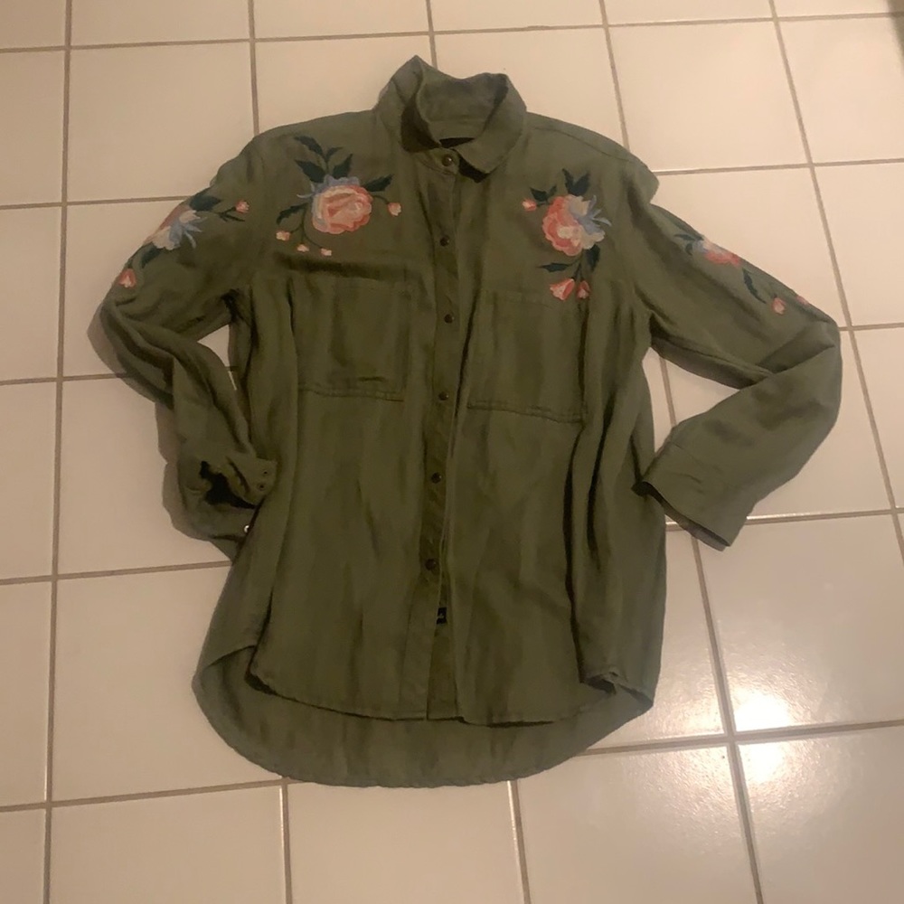 A Rose Oversized Shacket